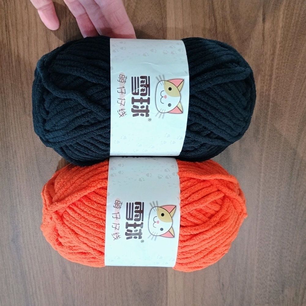 Yarn Bundle - Black and Orange